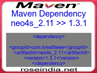 Maven dependency of neo4s_2.11 version 1.3.1