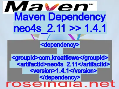 Maven dependency of neo4s_2.11 version 1.4.1