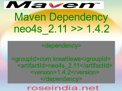 Maven dependency of neo4s_2.11 version 1.4.2