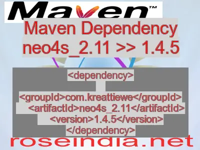 Maven dependency of neo4s_2.11 version 1.4.5