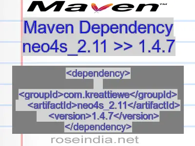 Maven dependency of neo4s_2.11 version 1.4.7