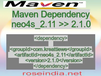 Maven dependency of neo4s_2.11 version 2.1.0