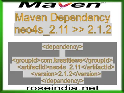 Maven dependency of neo4s_2.11 version 2.1.2