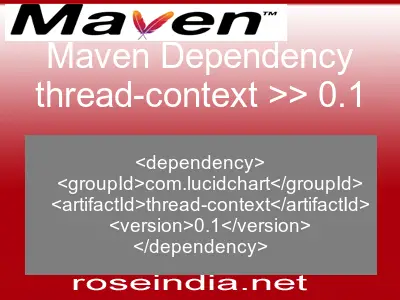 Maven dependency of thread-context version 0.1