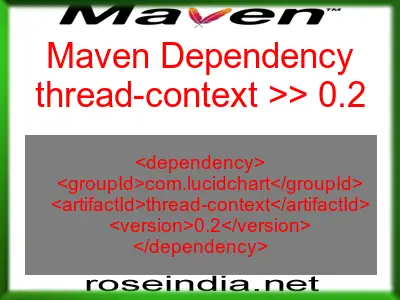 Maven dependency of thread-context version 0.2