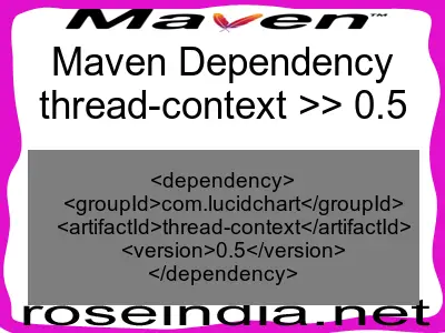 Maven dependency of thread-context version 0.5