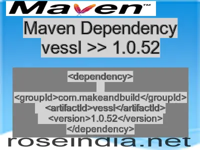 Maven dependency of vessl version 1.0.52