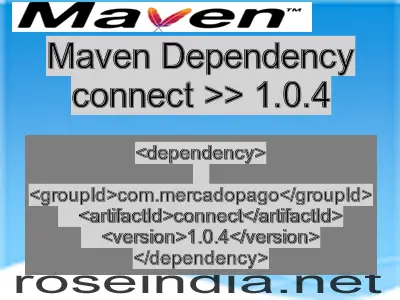 Maven dependency of connect version 1.0.4