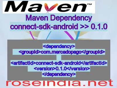 Maven dependency of connect-sdk-android version 0.1.0