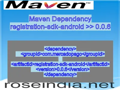 Maven dependency of registration-sdk-android version 0.0.6