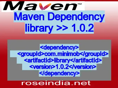 Maven dependency of library version 1.0.2