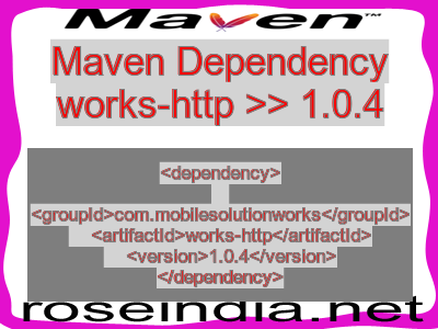 Maven dependency of works-http version 1.0.4