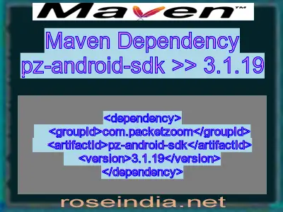 Maven dependency of pz-android-sdk version 3.1.19