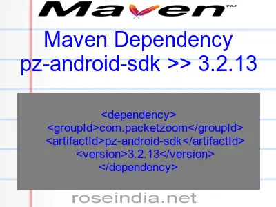 Maven dependency of pz-android-sdk version 3.2.13