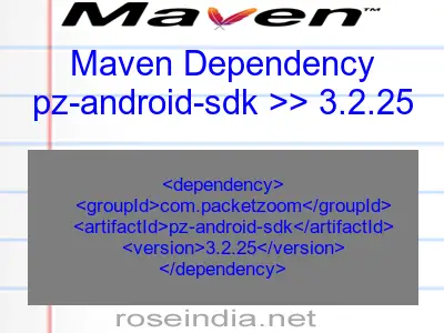 Maven dependency of pz-android-sdk version 3.2.25