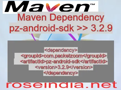 Maven dependency of pz-android-sdk version 3.2.9