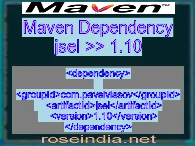 Maven dependency of jsel version 1.10