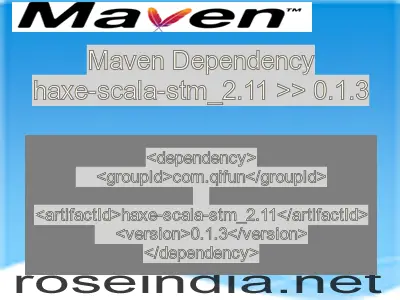 Maven dependency of haxe-scala-stm_2.11 version 0.1.3