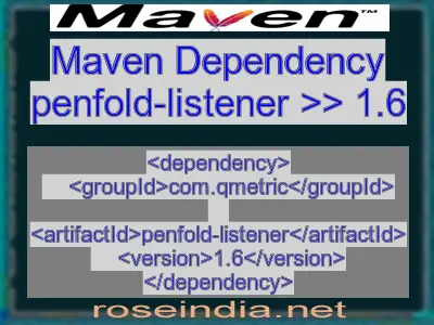 Maven dependency of penfold-listener version 1.6