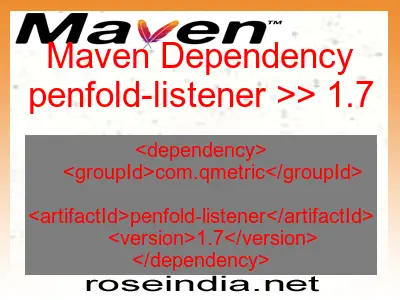 Maven dependency of penfold-listener version 1.7