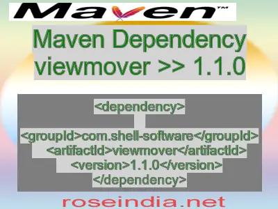 Maven dependency of viewmover version 1.1.0