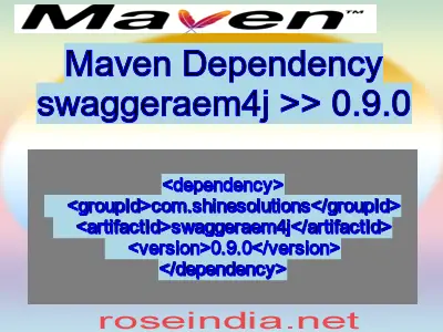 Maven dependency of swaggeraem4j version 0.9.0