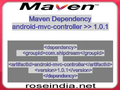 Maven dependency of android-mvc-controller version 1.0.1