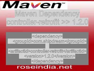 Maven dependency of controller-retrofit version 1.2.0