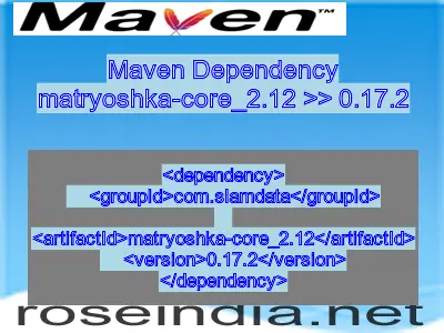 Maven dependency of matryoshka-core_2.12 version 0.17.2