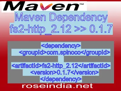 Maven dependency of fs2-http_2.12 version 0.1.7