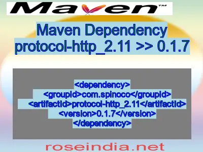 Maven dependency of protocol-http_2.11 version 0.1.7