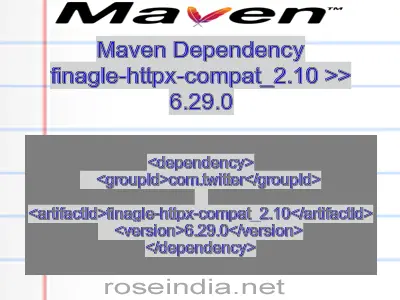 Maven dependency of finagle-httpx-compat_2.10 version 6.29.0