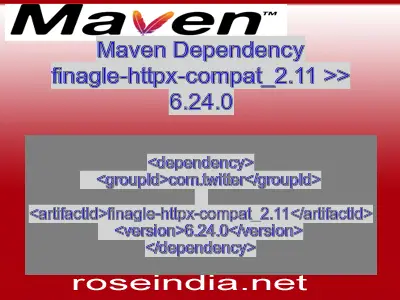 Maven dependency of finagle-httpx-compat_2.11 version 6.24.0