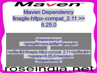 Maven dependency of finagle-httpx-compat_2.11 version 6.25.0