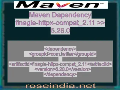 Maven dependency of finagle-httpx-compat_2.11 version 6.28.0