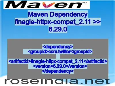 Maven dependency of finagle-httpx-compat_2.11 version 6.29.0