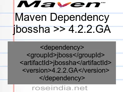 Maven dependency of jbossha version 4.2.2.GA