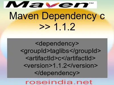 Maven dependency of c version 1.1.2