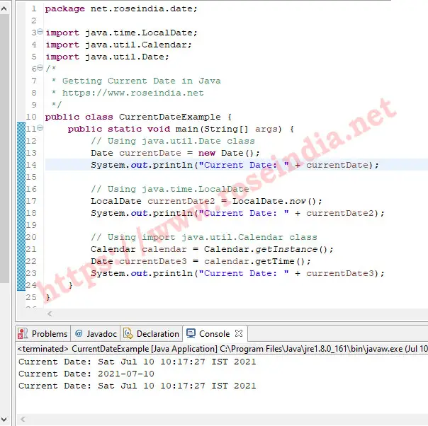 Current Date And Time Format In Java 8 Templates Printable Free