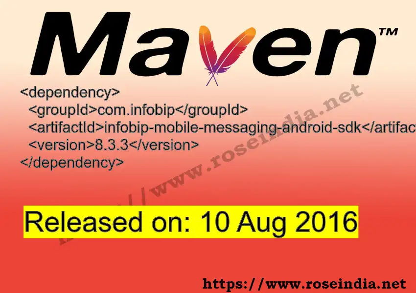 Maven dependency for  GROUP_ID - ARTIFACT_ID version VERSION_ID is released. Learn to use  ARTIFACT_ID version VERSION_ID in Maven based Java projects