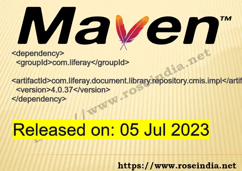 Maven dependency for  GROUP_ID - ARTIFACT_ID version VERSION_ID is released. Learn to use  ARTIFACT_ID version VERSION_ID in Maven based Java projects