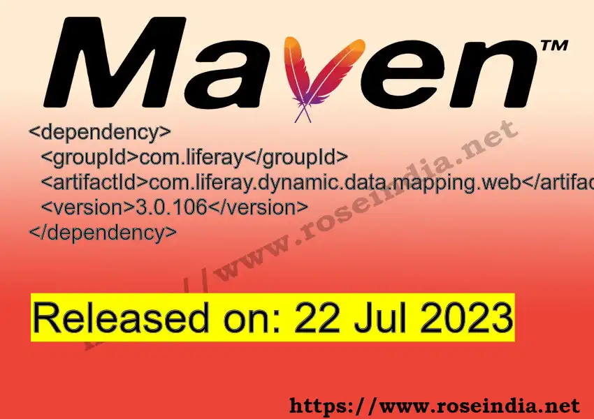 Maven dependency for  GROUP_ID - ARTIFACT_ID version VERSION_ID is released. Learn to use  ARTIFACT_ID version VERSION_ID in Maven based Java projects