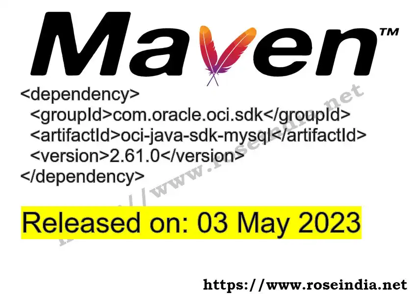 Maven dependency for  GROUP_ID - ARTIFACT_ID version VERSION_ID is released. Learn to use  ARTIFACT_ID version VERSION_ID in Maven based Java projects