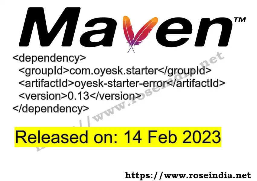 Maven dependency for  GROUP_ID - ARTIFACT_ID version VERSION_ID is released. Learn to use  ARTIFACT_ID version VERSION_ID in Maven based Java projects