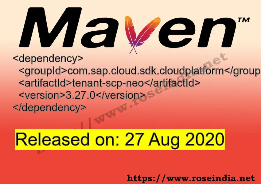 Maven dependency for  GROUP_ID - ARTIFACT_ID version VERSION_ID is released. Learn to use  ARTIFACT_ID version VERSION_ID in Maven based Java projects