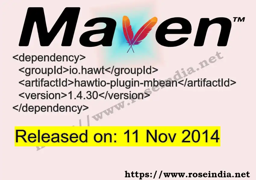 Maven dependency for  GROUP_ID - ARTIFACT_ID version VERSION_ID is released. Learn to use  ARTIFACT_ID version VERSION_ID in Maven based Java projects