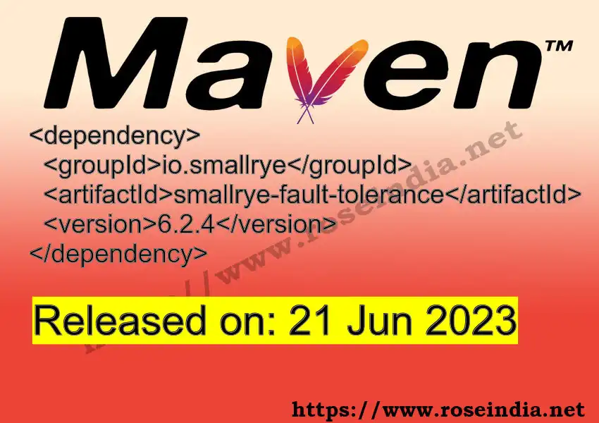 Maven dependency for  GROUP_ID - ARTIFACT_ID version VERSION_ID is released. Learn to use  ARTIFACT_ID version VERSION_ID in Maven based Java projects