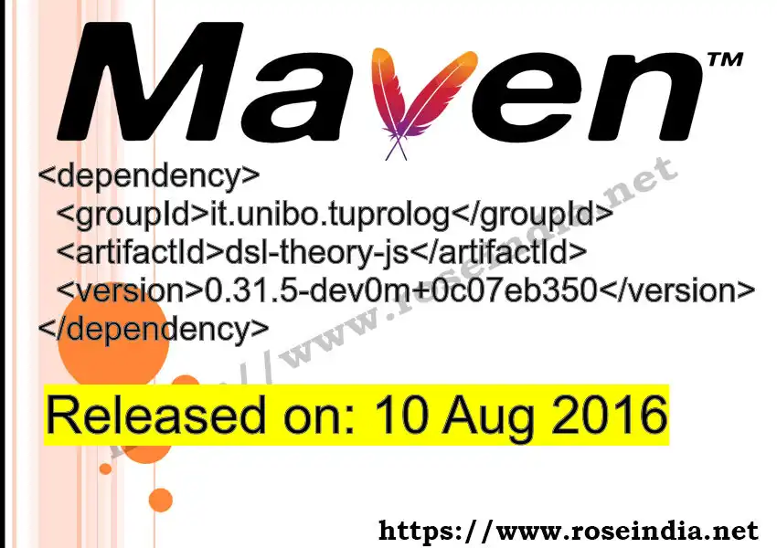 Maven dependency for  GROUP_ID - ARTIFACT_ID version VERSION_ID is released. Learn to use  ARTIFACT_ID version VERSION_ID in Maven based Java projects