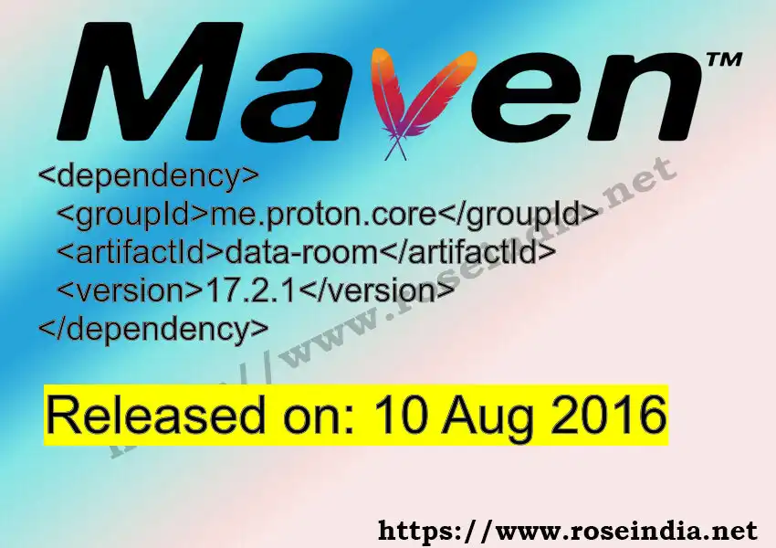 Maven dependency for  GROUP_ID - ARTIFACT_ID version VERSION_ID is released. Learn to use  ARTIFACT_ID version VERSION_ID in Maven based Java projects