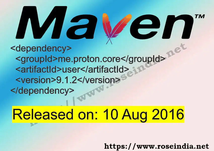 Maven dependency for  GROUP_ID - ARTIFACT_ID version VERSION_ID is released. Learn to use  ARTIFACT_ID version VERSION_ID in Maven based Java projects